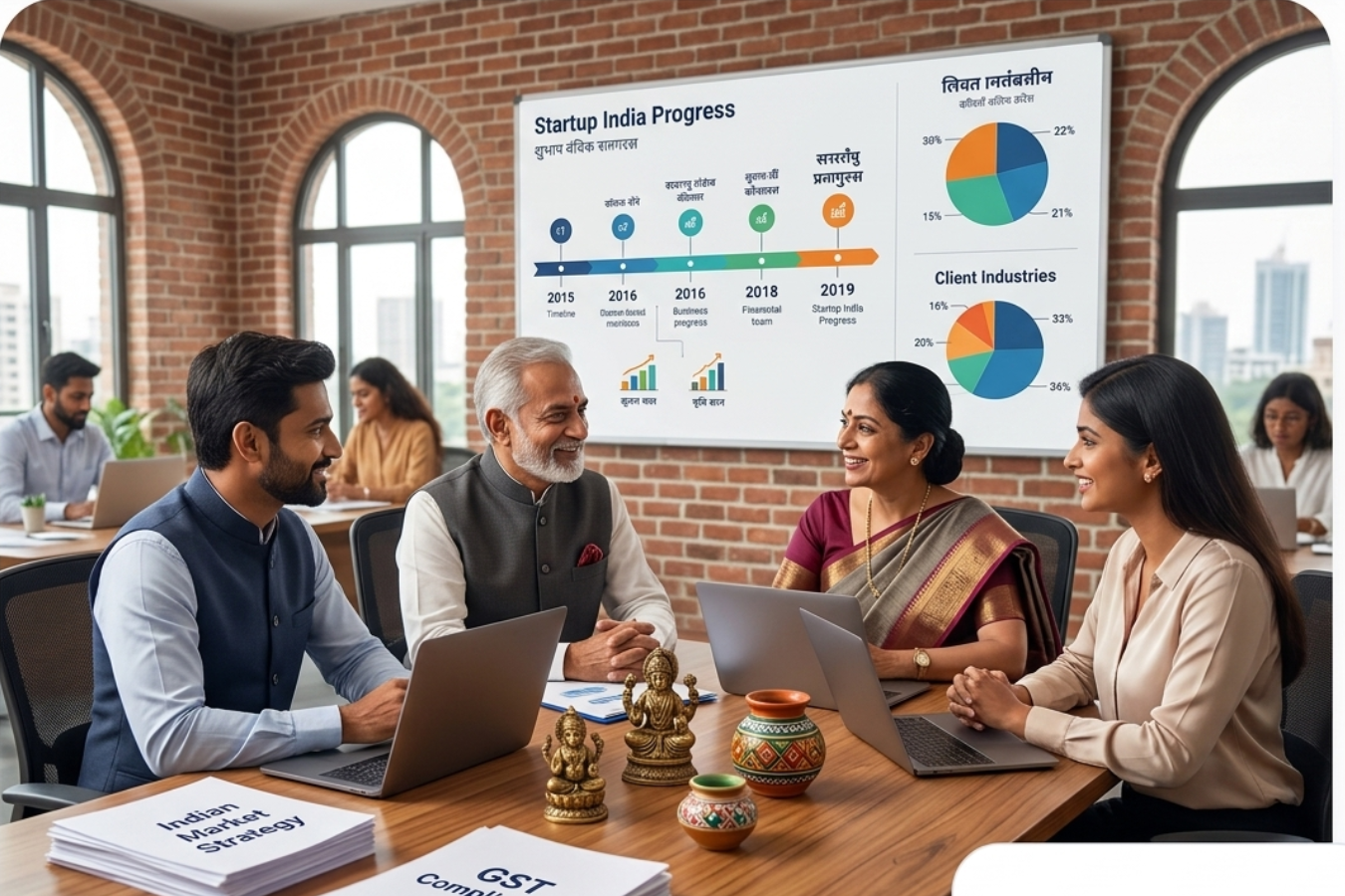 India Business Care office consultation meeting